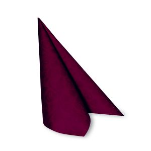 Ubrousek (PAP-Airlaid) PREMIUM Dekor-R bordó 40 x 40 cm [50 ks]