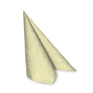 Ubrousek (PAP-Airlaid) PREMIUM Dekor-R béžový 40 x 40 cm [50 ks]