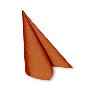 Ubrousek (PAP-Airlaid) PREMIUM Dekor-R terakota 40 x 40 cm [50 ks]