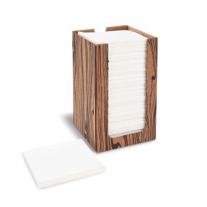 Ubrousek (PAP-Airlaid) PREMIUM bílý 20 x 20 cm v boxu [100 ks]