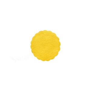 Rozetka (PAP-Airlaid) PREMIUM žlutá Ø9cm [500 ks]