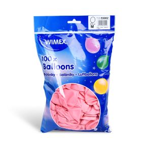 Nafukovací balónek růžový Ø25cm `M` [100 ks]
