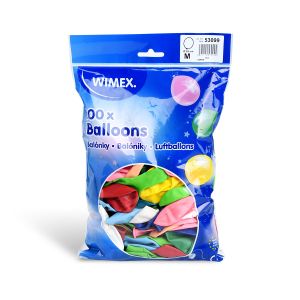 Nafukovací balonek barevný mix Ø25cm `M` [100 ks]