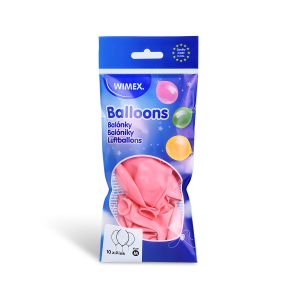 Nafukovací balónek růžový Ø25cm `M` [10 ks]