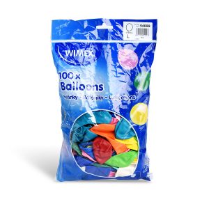 Nafukovací balonek barevný mix Ø30cm `L` [100 ks]