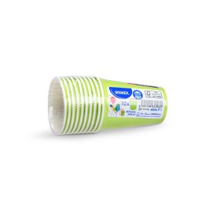 Papírový pohár (FSC Mix/PE) zelený Ø74mm 240ml [10 ks]