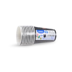 Papírový pohár (FSC Mix/PE) černý Ø74mm 240ml [10 ks]