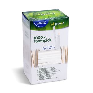 Spáradlo (dřevěné FSC 100%) Ø2 x 65 mm jednotlivě baleno v papíře [1000 ks]