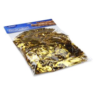 Dekorační girlanda (PET) zlatá Ø11cm x 2m [1 ks]