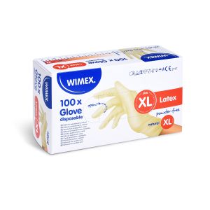 Rukavice (Latex) nepudrovaná natural `XL` [100 ks]