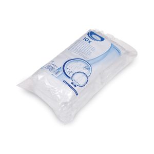 Plášť pro návštěvy / Pláštěnka (LDPE) s kapucí [10 ks]