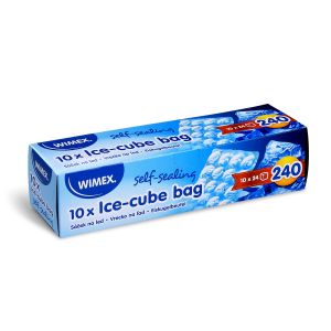 Sáček na led (LDPE) samozavírací pro 24 kostek [10 ks]
