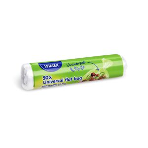 Univerzální kapsa plochá (HDPE) v roli transparentní 25 x 40 cm 5L `XL` [50 ks]