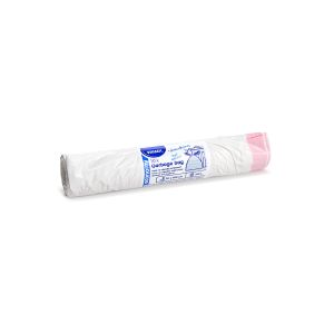Pytel na odpadky (LDPE) ECONOMY zatahovací bílý 70 x 100 cm 120L [10 ks]