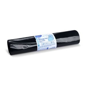 Pytel na odpadky (LDPE) ECONOMY extra-light černý 70 x 110 cm 120L [25 ks]