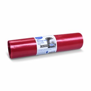 Pytel na odpadky (LDPE) červený 70 x 110 cm 120L [25 ks]
