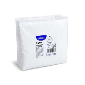Ubrousek dezertní (PAP FSC Mix) 1vrstvý bílý 17 x 17 cm [500 ks]