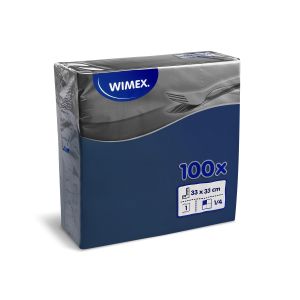 Ubrousek (PAP FSC Mix) 1vrstvý tmavomodrý 33 x 33 cm [100 ks]