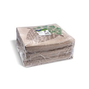 Papírový kornout hnědý 31 x 31 cm `750g` vázaný [1000 ks]