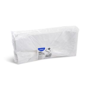 Papírový sáček (PAP/PE) 2vrstvý nepromastitelný bílý 15+8 x 30 cm `Maxi` [100 ks]