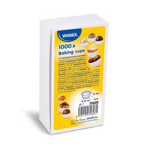 Cukrářský košíček (PAP) bílý Ø28 x 16 mm [1000 ks]
