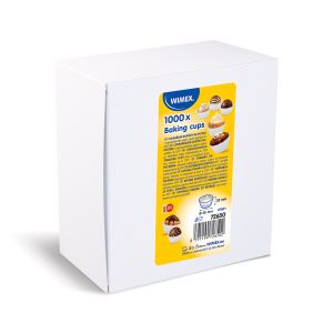 Cukrářský košíček (PAP) bílý Ø50 x 32 mm [1000 ks]