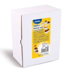 Cukrářský košíček (PAP) bílý Ø70 x 20 mm [1000 ks]