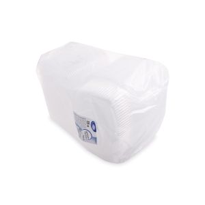 Miska (PP) s víčkem oválná průhledná 1500ml [25 ks]