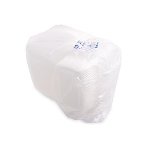 Miska (PP) s víčkem oválná průhledná 2000ml [25 ks]