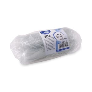 Víčko vypouklé (rPET) s otvorem pro sklenici Ø78mm [50 ks]
