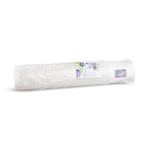 Papírový pohár (FSC Mix/PE) bílý Ø80mm 280ml `M: 0,2L/8oz` [50 ks]