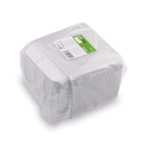 Vanička (PP) hranatá bílá 186 x 133 mm 500ml [50 ks]