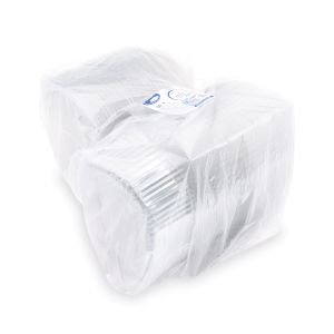 Miska (rPET) s víčkem oválná průhledná 2000ml [50 ks]