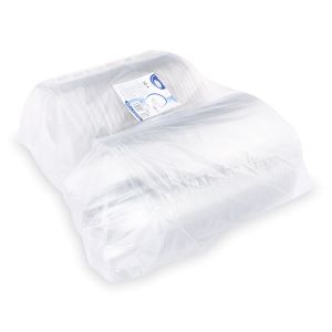 Miska (rPET) s víčkem kulatá průhledná 1000ml [50 ks]