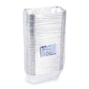 Miska (ALU) hranatá 252 x 132 x 70 mm 1500ml [100 ks]