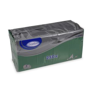 Ubrousek (PAP FSC Mix) 1/8 skládání BF 3vrstvý tmavě zelený 33 x 33 cm [250 ks]
