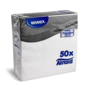 Ubrousek (PAP-Airlaid FSC Mix) PREMIUM bílý 40 x 40 cm [50 ks]