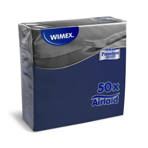Ubrousek (PAP-Airlaid) PREMIUM tmavě modrý 40 x 40 cm [50 ks]