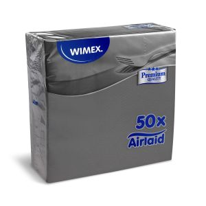 Ubrousek (PAP-Airlaid) PREMIUM šedý 40 x 40 cm [50 ks]