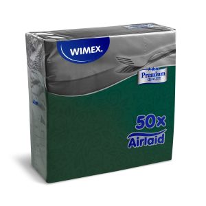 Ubrousek (PAP-Airlaid) PREMIUM Dekor-R tmavě zelený 40 x 40 cm [50 ks]