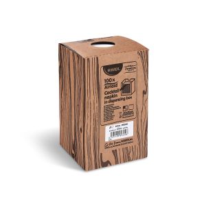 Ubrousek (PAP-Airlaid) PREMIUM bílý 20 x 20 cm v boxu [100 ks]
