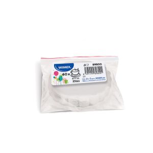 Rozetka (PAP-Airlaid FSC Mix) PREMIUM bílá Ø9cm [40 ks]