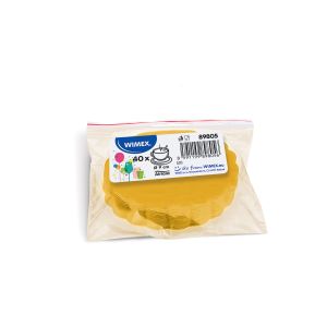 Rozetka (PAP-Airlaid) PREMIUM žlutá Ø9cm [40 ks]