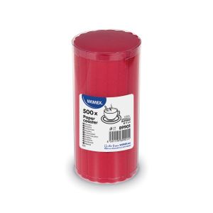 Rozetka (PAP-Airlaid) PREMIUM červená Ø9cm [500 ks]