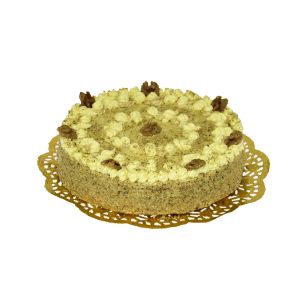Dekorační krajka (PAP/ALU) kulatá zlatá Ø30cm [4 ks]