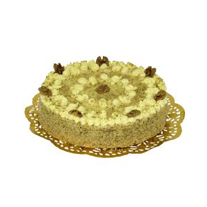 Dekorační krajka (PAP/ALU) kulatá zlatá Ø32cm [4 ks]