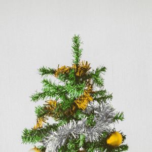 Dekorační girlanda (PET) stříbrná Ø11cm x 2m [1 ks]