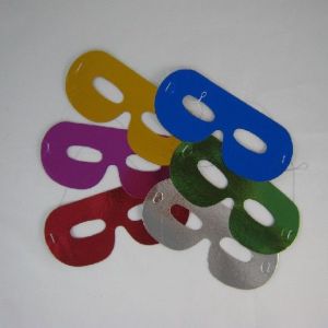 Škraboška (PAP) barevný mix 16 x 7,3 cm [6 ks]