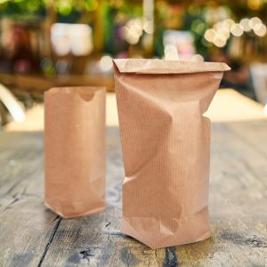 Papírový sáček s 145mm křížovým dnem kraft 36 x 52 cm `10kg` [250 ks]