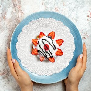 Rozetka (PAP) bílá Ø21cm [500 ks]